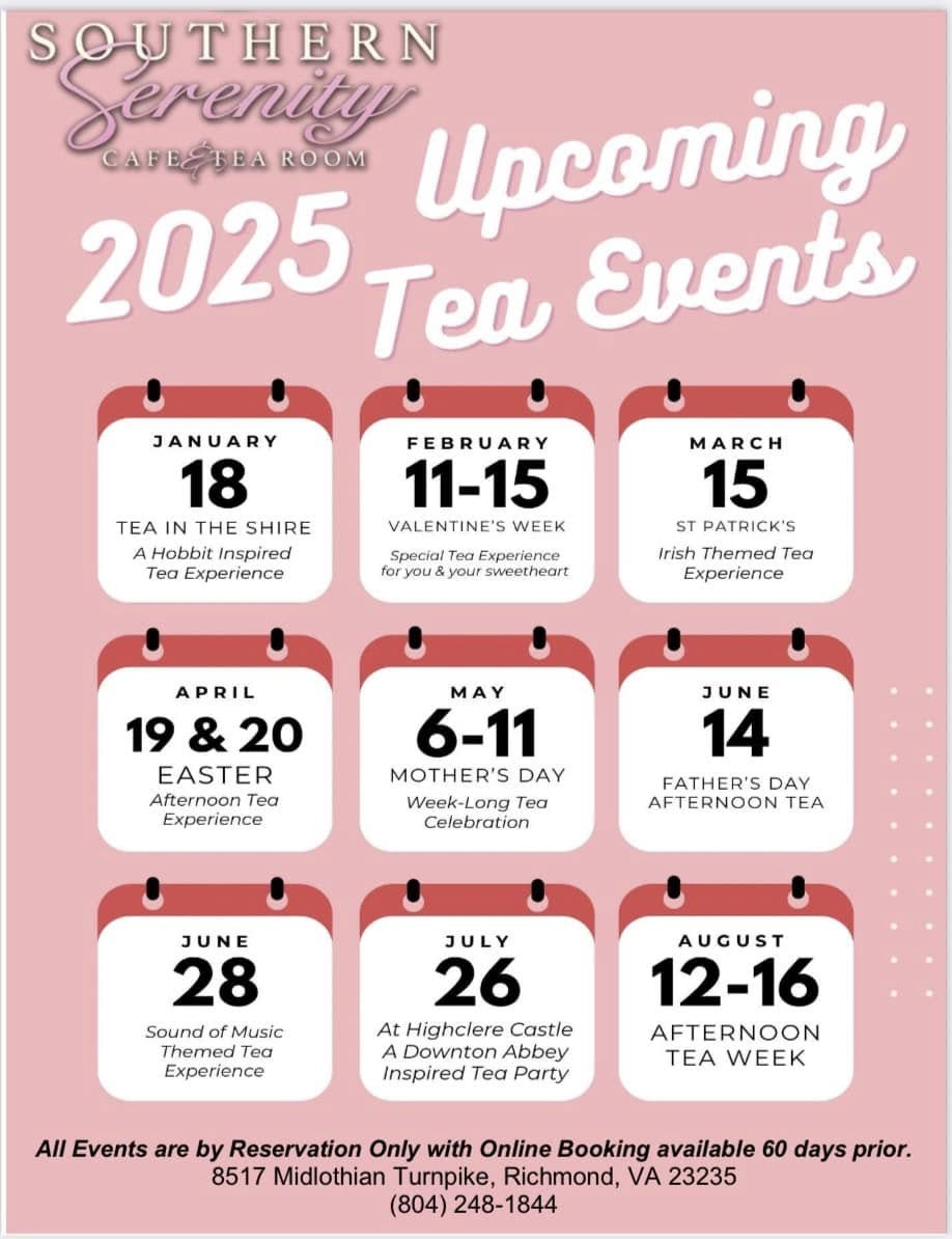 Southern Serenity Tea 2025Events